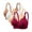 Grey, variant on Bras for Women Thin Laceless Breathability Underwear Large Size Brater Buckle Female V Neck Vest Bralette Wireless SetPush Up Comfortable Full Coverage Bra