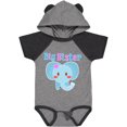 thumbnail image 3 of Inktastic Big Sister elephant Girls Baby Bodysuit, 3 of 5