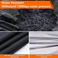 thumbnail image 3 of BRILLAR Funda para parrilla de barbacoa portátil de primera calidad - Resistente a la intemperie e impermeable (56 x 36 cm) - Grande, resistente a desgarros y adecuada para barbacoas portát, 3 of 5