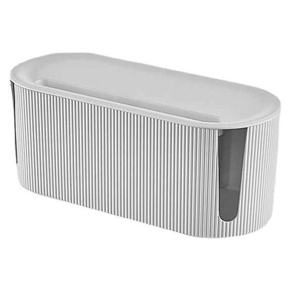 Zonao Storage Box Home Cable Plug Socket Management Box,Plug Board Storage Box,Wireless WiFi Router Desktop Data Cable Storage Box