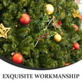 thumbnail image 3 of RUNROTOO Pics d'Arbre Rouges Blancs Verts Ornements de Sapin de Noël Fil de Fer Apparence Fantaisiste 1 Ensemble pour la Famille, 3 of 8