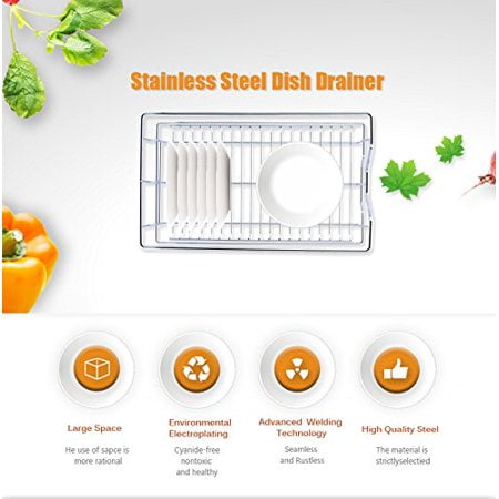Wire Storage Drawers Kitchen Sliding Cabinet Organizer,Pull Out Chrome Wire Storage Basket Drawer Kitchen Cabinets ()