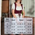 thumbnail image 3 of Womens Halloween Costumes 2024 Cosplay Gothic Dresses New Gothic Prom Dress For Women Halloween Cocktail Party Dresses Retro Short Sleeve Ball Gown, 3 of 4
