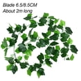 thumbnail image 2 of Artificial Vines-Decorations of Holiday Atmosphere on Bedroom Walls - green, 2 of 6