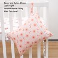 thumbnail image 3 of Wet Dry Bags Waterproof Zippered Button Diapers Organizer, Multi Purpose Bag For Diapers And Other Items, 3 of 8