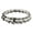 Retro 7.48 inches, variant on Gothic Punk Bracelet Titanium Dragon Scale Bangle Black 8.26 inches