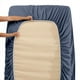 thumbnail image 5 of Juego de ropa de cama para el hogar Sábana de cama Funda de colchón Funda de almohada Juego de ropa de cama de poliéster de color sólido, Gris azul, Reina, 4pcs / set Eigraketly HA6267-31B, 5 of 7