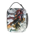 thumbnail image 3 of Deadpool And Wolverine Lunch Bag Portable Insulated Lunch Box Large Capacity Tote Bag Zipper Net Pocket 10 x 8 x 4 Inch., 3 of 3