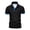 Black, variant on Yifymode Men's Spread Collar Short Sleeve Polo Shirt, Contrast Trim Soft Knit Lightweight Casual Top Black L