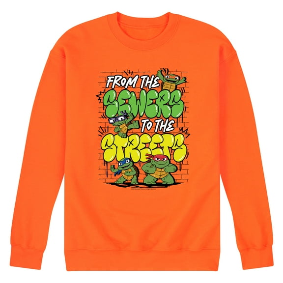 Teenage Mutant Ninja Turtles Mutant Mayhem - From The Sewers To The Streets - Men's Crew Neck Fleece Pullover