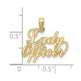thumbnail image 2 of FJC Finejewelers 10 kt Yellow Gold LADY OFFICER Charm 14 x 18 mm, 2 of 6