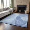 thumbnail image 6 of Addison Rugs Mayfield Washable Transitional Modern Blue Rectangle Rug, 10' x 14', 6 of 6