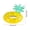 Pineapple, variant on 1PC Fruit Shaped Adult Inflatable With Handle Pool Float, Summer Thick Swim Ring, Suitable For Summer Pool Parties Armpit Ring