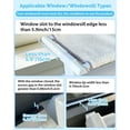 thumbnail image 5 of NRYDEPET Heavy-Duty Cat Window Sill Perch for Large Cats, Cat Window Bed with Washable Cover, Hold 120 lbs, White, 5 of 8