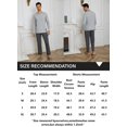 thumbnail image 6 of Grey men's pajama set - long-sleeved and long pants, with a round collar, simple and casual style, suitable for home wear as well as for going out., 6 of 6