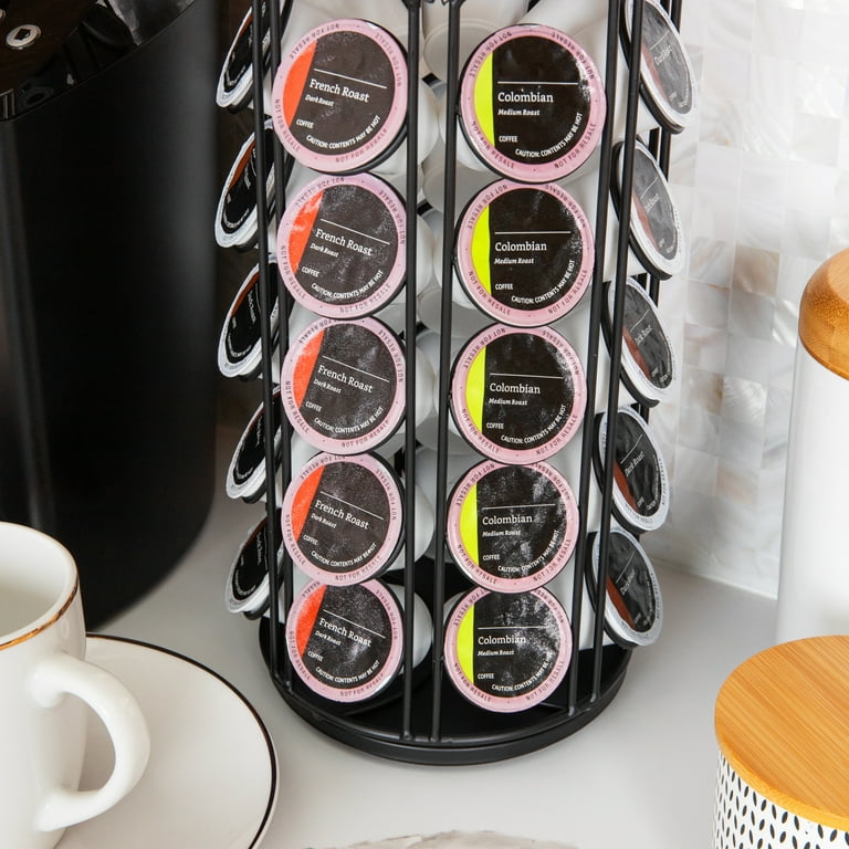 Mind Reader 35 Capacity Rotating Metal Carousel Coffee Pod Holder