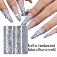 thumbnail image 2 of 3D Flower Nail Silicone Molds,2pcs Floral Nails Art Molds, Reusable Resin Nail Art Mold Manicure Tools for Salon Home Manicure, 2 of 10