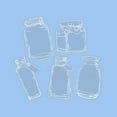 thumbnail image 1 of Dried Flower Bookmark Handmde Diy Material Transparent Embossed Bottle Small Fresh Plant Specimen Primary School Students, 1 of 4