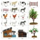 thumbnail image 4 of 21 Unids Set de Animales de Granja Sunnimix Figuras de animales de granja, 4 of 8