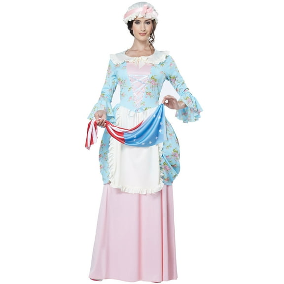 Womens Colonial Lady Adult Costume