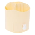 thumbnail image 6 of DEEPCRAFF Rotating Yellow Desk Organizer with Multiple Compartments for Pens, Pencils, and Cosmetic Brush Storage, 6 of 7