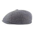 thumbnail image 2 of Boina para hombre, primavera, vendedor de periódicos, moda de invierno, estilo británico, informal, para golf, pintor. gris, 2 of 9