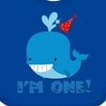 thumbnail image 4 of Inktastic Whale 1st Birthday Boys or Girls Baby Bib, 4 of 4