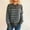 Dark Gray, variant on Goodtrade8 Striped Light Sweaters for Women Tunic Pullover Long Sleeve Casual Crew Neck Sweaters Tops