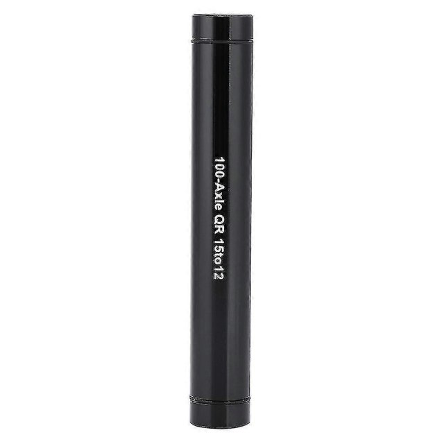Bicycle Bike Thru Axle Hub Adapter 15mm to 12mm Quick Release Skewer Black