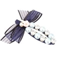 thumbnail image 1 of Pinces à Cheveux à Griffes pour Femmes Accessoires Barrette Bowknot Mode - Bleu Clair, 1 of 8