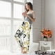 thumbnail image 5 of Balery Golden Glitter Butterflies Pantalones de pijama para mujer, pijamas ultraligeros, pantalones de estar por casa-Large, 5 of 6