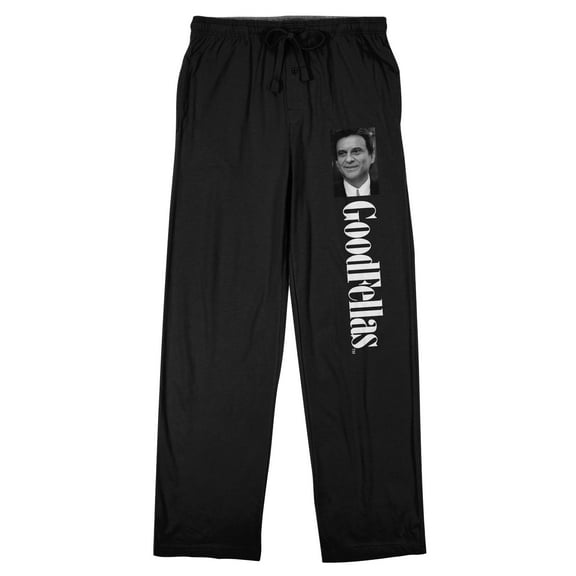 Goodfellas Funny How? Men's Black Sleep Pajama Pants-XL