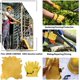 thumbnail image 5 of Guantes de trabajo de cuero para jardinería, guantes de jardinería a prueba de espinas para hombres y mujeres (XL) JFHHH pequeña, 5 of 5