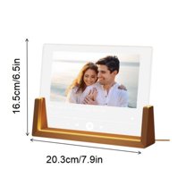 Cheapark Personalized Photo Acrylic Night Light - Warm LED Decorative Lamp Gift Wedding Anniversary Birthday Valentine's Day Gif t For Couples Home