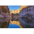 thumbnail image 2 of Paulson, Don 32x23 Gold Ornate Wood Framed with Double Matting Museum Art Print Titled - Utah, Glen Canyon Abstract reflection sandstone, 2 of 4