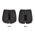 thumbnail image 3 of Balery Black Spider On Web 1 Pantalones cortos deportivos para mujer con forro y dos bolsillos, elásticos, para entrenamiento, gimnasio, yoga-Large, 3 of 7
