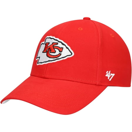 Youth '47 Red Kansas City Chiefs Basic MVP Adjustable Hat