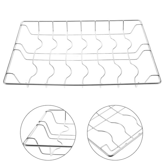 Hemoton Stainless Steel Dish Drying Rack Bowl Drain Rack 1 Set Tableware Drying Station Replacement