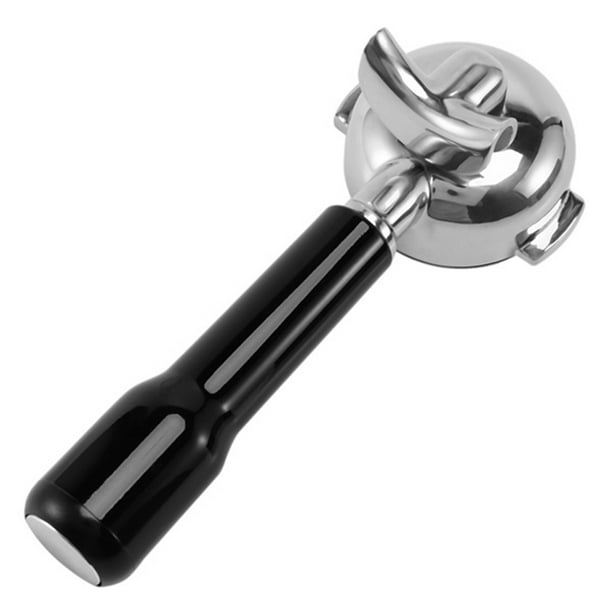 Portafiltro para MáQuina de Café de Acero Inoxidable de 58MM Soporte de Portafiltro para Rocket/ Expobar de Doble Boca/ E61/ FAEMA