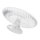 thumbnail image 2 of 15/20/25/30/35cm Transparent Acrylic Fruit Plate Dessert Cake Dining Table Set Tray Cupcake Rack Stand Wedding Party Display, 2 of 5