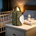 thumbnail image 6 of 2-in-1 Double-Layer Wipe Holder Quilted Wipes Bag, Diaper Wipe Pouch with Separate Diaper Compartment, Stroller Hanging Wipes Holder, Floral Portable Organizer for Travel and On-The-Go Use, A, 6 of 8