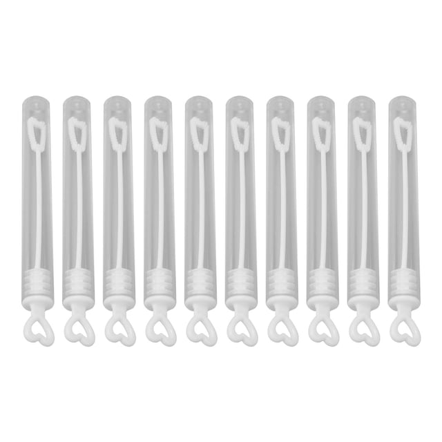 Small Bubble Wand, Transparent Durable Bubble Wand Cute Heart Shaped Interesting For Wedding For Kids