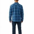 thumbnail image 2 of Voyager Men's Super Plush Shirt Jacket (Blue, L), 2 of 5