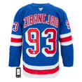thumbnail image 1 of Mika Zibanejad Chandail Premium Signé des New York Rangers Fanatics, 1 of 3