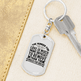 thumbnail image 6 of The Hunger For Love Stainless Steel or 18k Gold Premium Swivel Dog Tag Keychain, 6 of 9