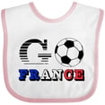 thumbnail image 3 of Inktastic Go, France Soccer, Football Boys or Girls Baby Bib, 3 of 4