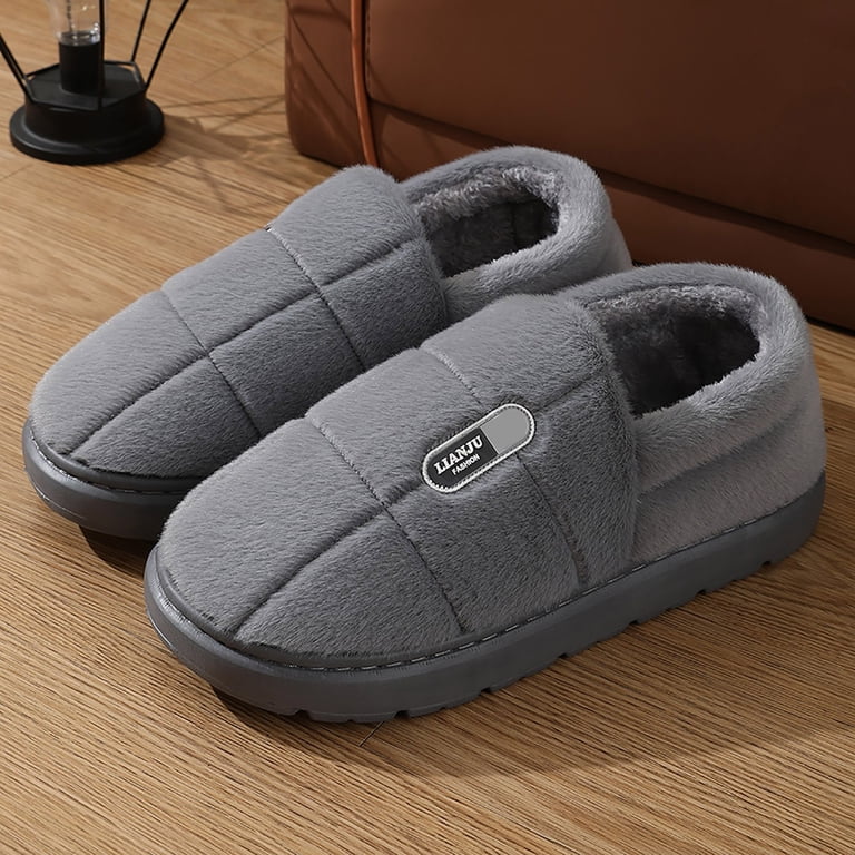 eczipvz Mens Slippers Size 8-12 Indoor Outdoor Slip on Warm  display picture 1