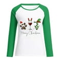 thumbnail image 4 of Qertyioot Chandail en Molleton de Noël pour Femmes, Manches Longues, Col Rond, Décontracté, 4 of 6