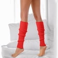 thumbnail image 2 of CNKOO Leg Warmers For Women  Neon Ribbed Leg Socks  Stylish Accessories Colorful Fluorescent Wool Knitted Sock Sleeves, 2 of 4
