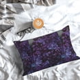thumbnail image 5 of Pofeuu Lilac Print Polyester Microfiber Plush Pillowcases, Super Soft and Cozy Pillow Case Covers with Envelop Closure（Pillow core not included）-20"x30", 5 of 6